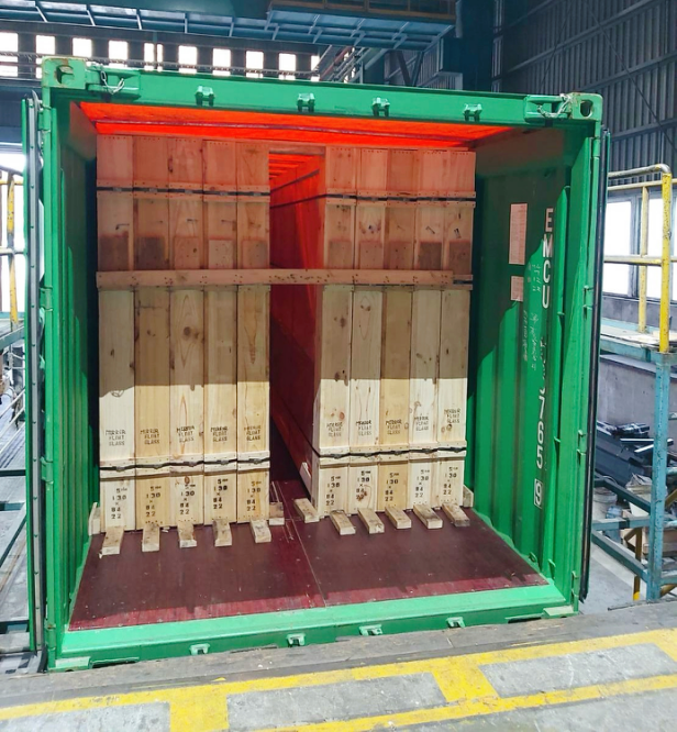 玻璃（打木托支撑）